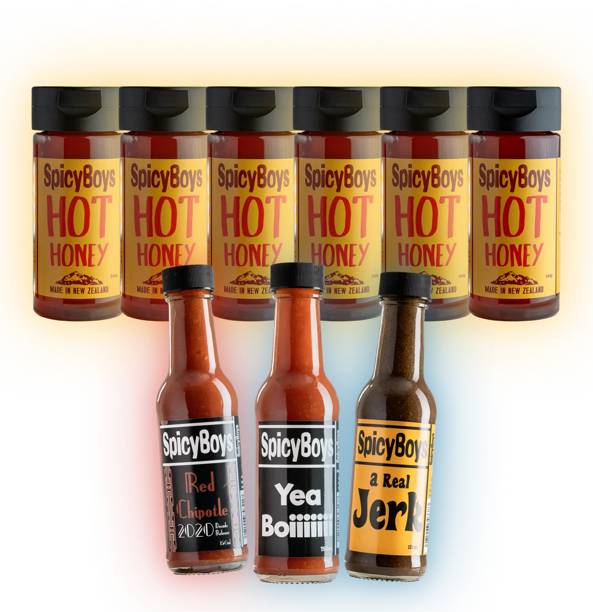 6 Hot Honey 3 Hot Sauce FREE Shipping